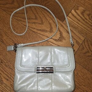 Slick Silver Shoulder Bag